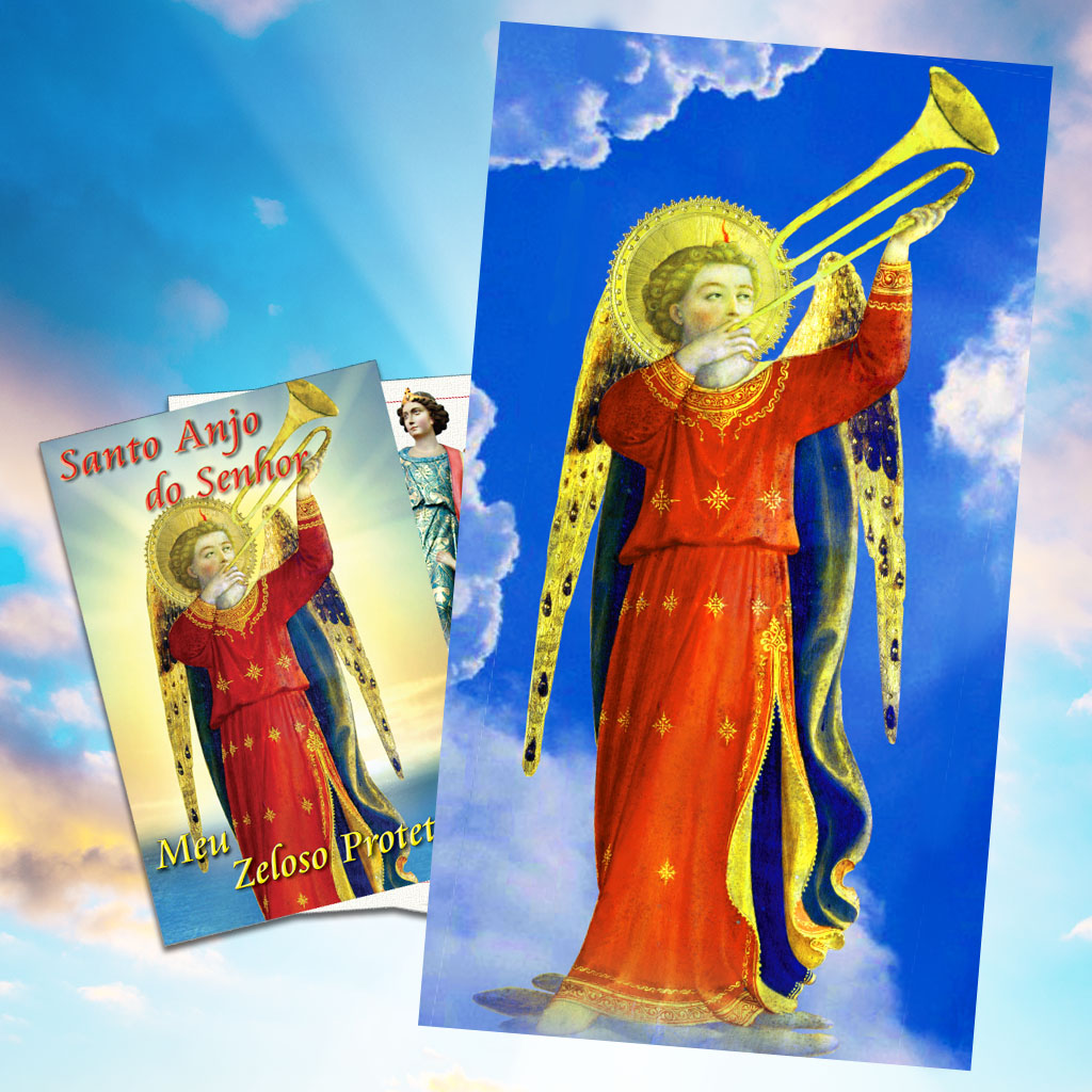 Poster e o livro do Anjo da Guarda